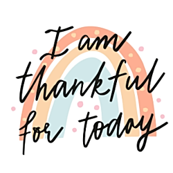 thankful rainbow