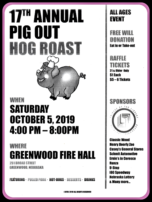 2019 09 18 GRN pig roast at Fire Hall
