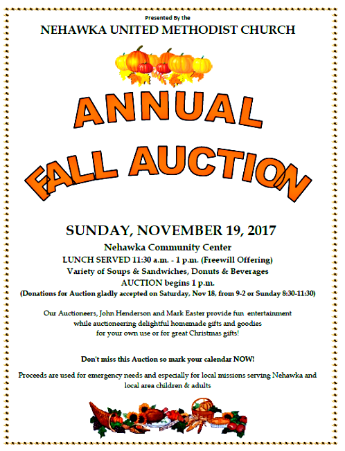 2017 11 08 NEH UMC AUCTION
