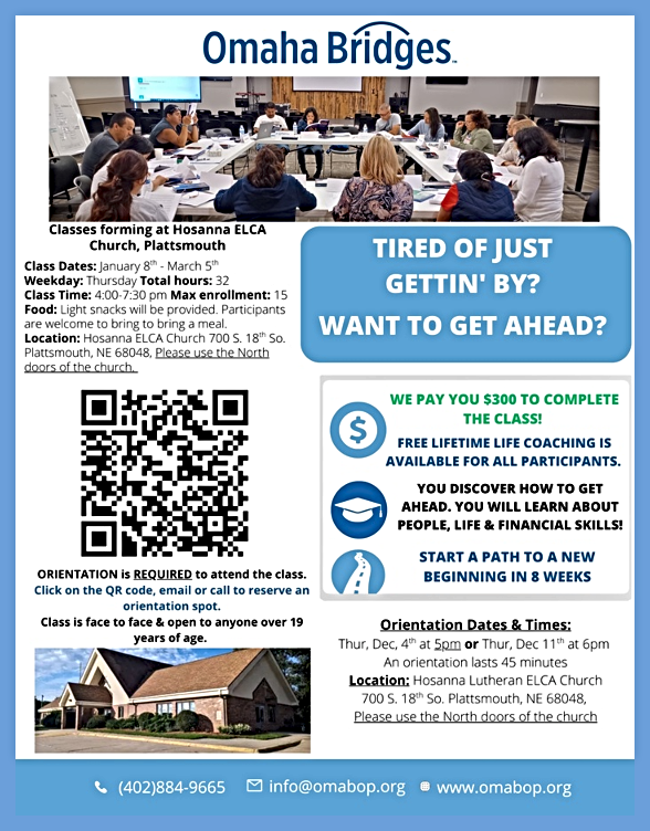 2025 11 26 PLT Hosanna Bridges of poverty Plattsmouth