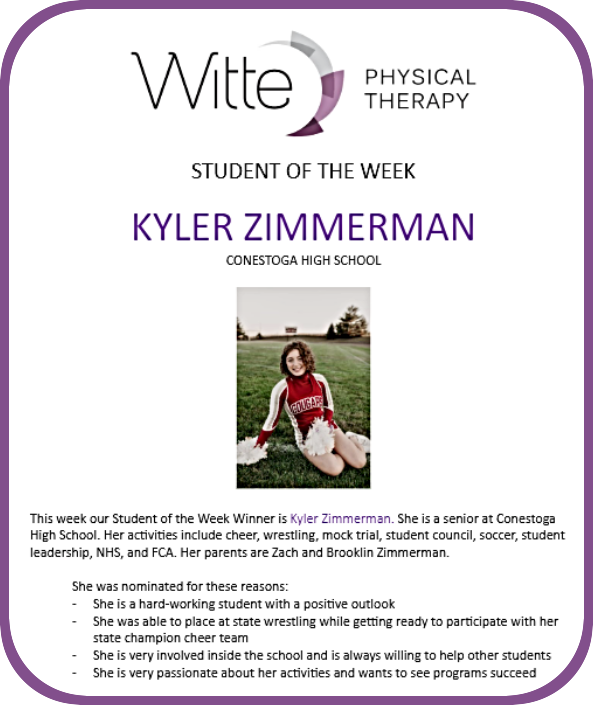 2025 04 23 MRY sotw K Zimmerman