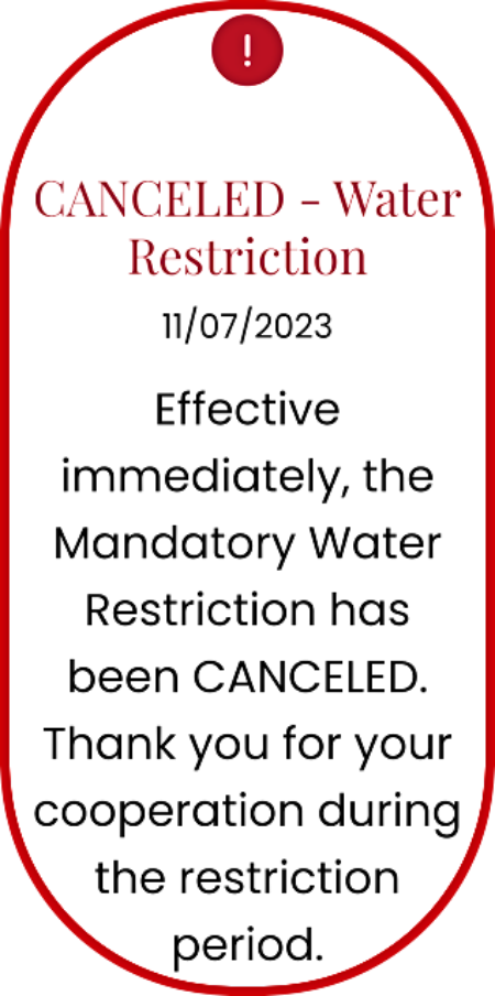 2023 11 08 MRY WATER RESTRICT CANCEL 1