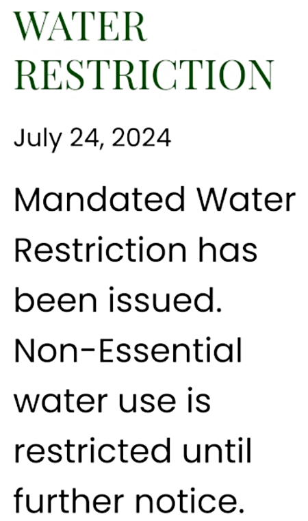 2024 07 24 MRY WATER restriction
