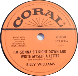 2026 08 05 Billy Williams Gonna Sit Right Down