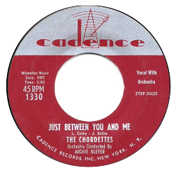 2026 08 05 Chordettes Just Between You and Me