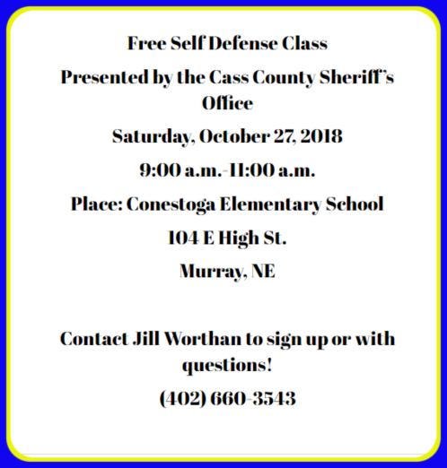 2018 10 17 SELF DEFENSE CLASS 1