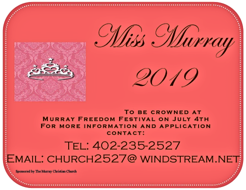 2019 05 08 MCC Miss Murray 2019 Flyer