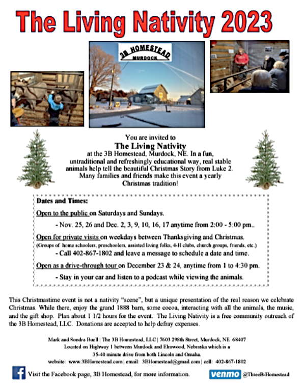 2023 10 25 ELM BUELL NATIVITY LN23 Flyer 1