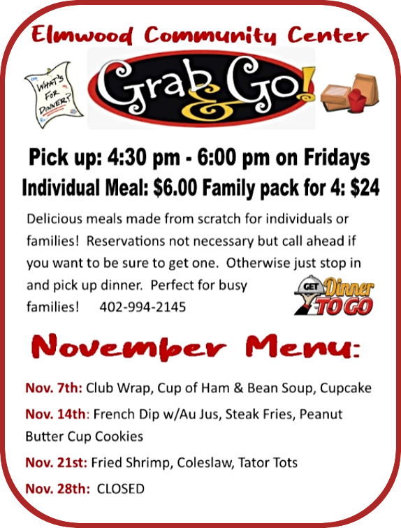 2025 11 05 ELM CC Grab n Go supper