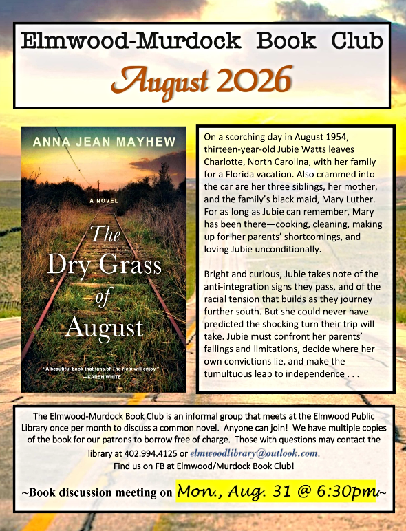 2026 08 05 ELM Lib BOOK of Month