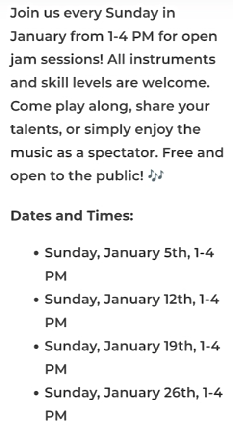 2025 01 01 LSV CCMT Jan schedule