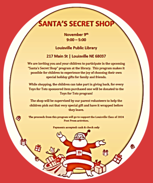 2019 11 13 LSV LIBRARY SANTA SECRET SHOP 1