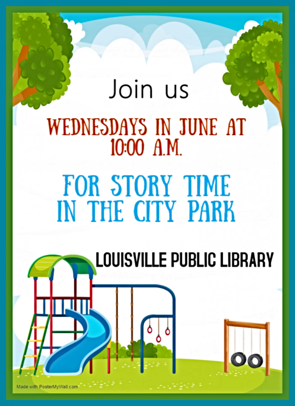 2021 05 19 LSV LIBRARY Playground birthday party invitation