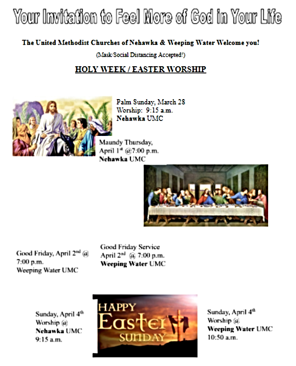2021 03 31 UMC Holy Week 1