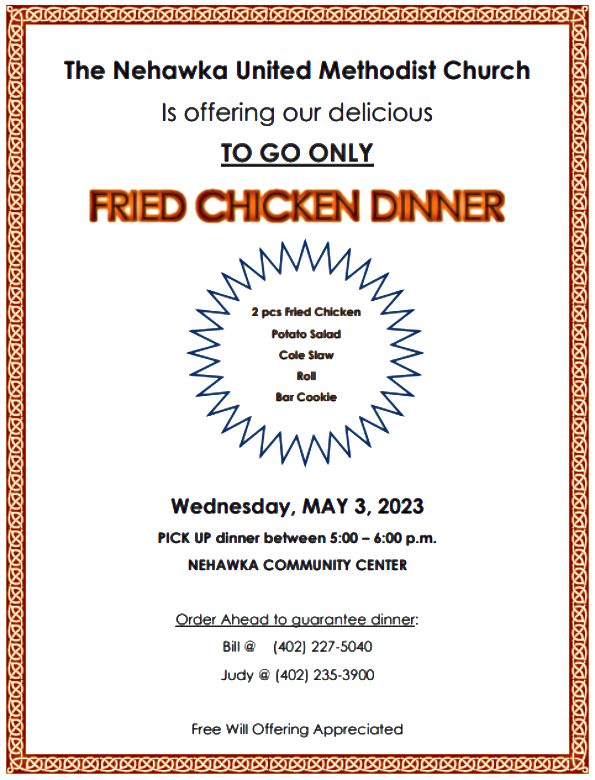 2023 04 19 NEH Fried Chicken Dnnr