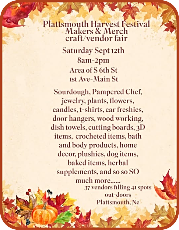 2026 09 02 PLT Harvest Fest Makers Merch