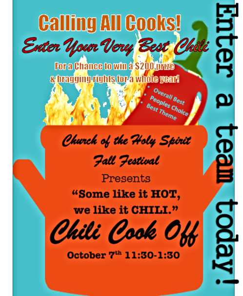 2018 08 08 PLT Holy Spirit Chili entry 1