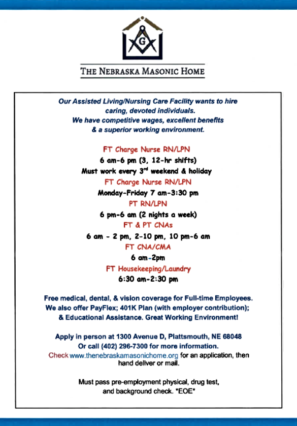 2020 12 09 Masonic Home Jobs 1