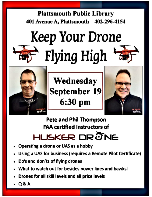 2018 09 05 PLT Lib drones