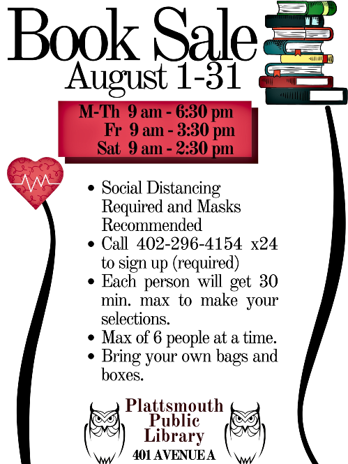 2020 08 12 PLT Library book sale