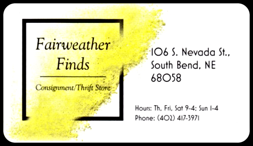 2018 11 21 SBEND Fairweather Finds
