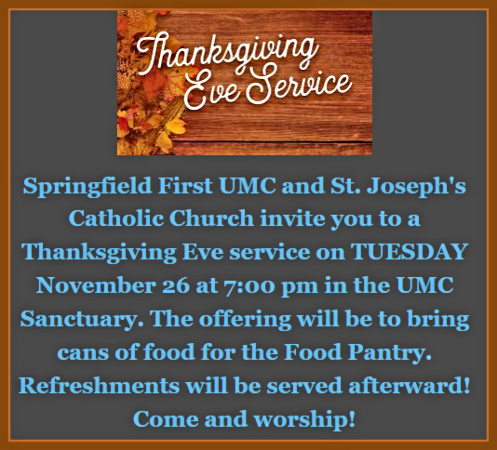 2019 11 20 SPR THXGVNG EVE SERVICE 1