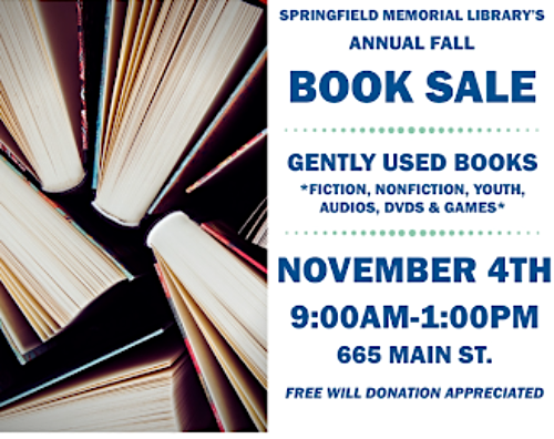 2023 11 01 SPR Library BOOK SALE 1
