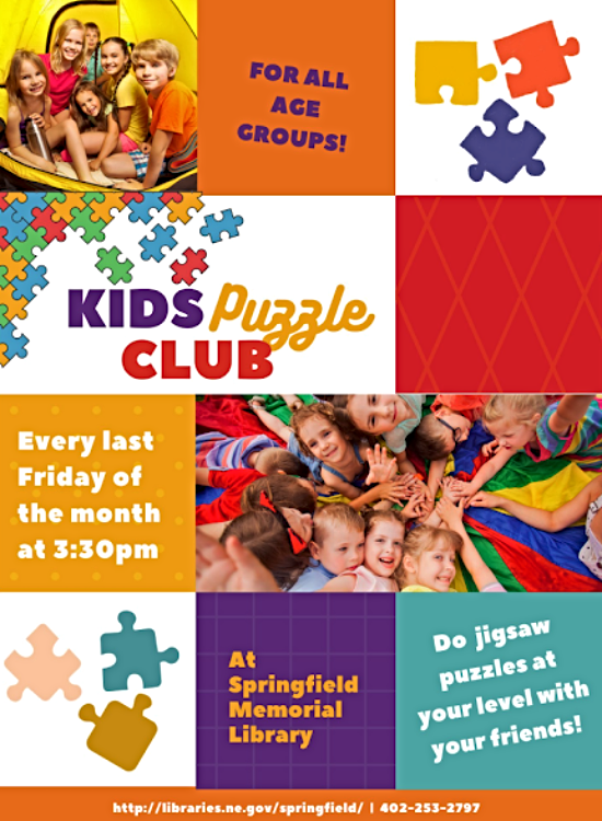2025 07 09 SPR Lib kids puzzle club
