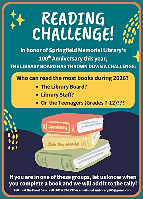 2026 05 13 SPR Lib reading challenge 1
