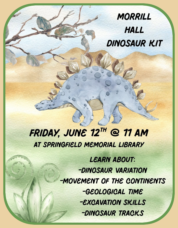 2026 06 10 SPR LIB DINOSAUR MORRILL HALL