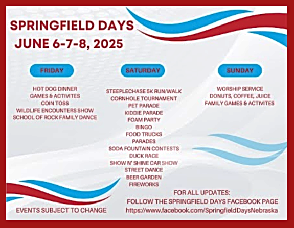2025 05 21 SPR Days schedule