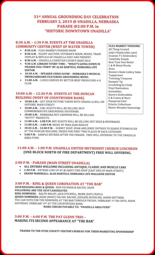 2019 01 23 UNA Ghog flyer 2019