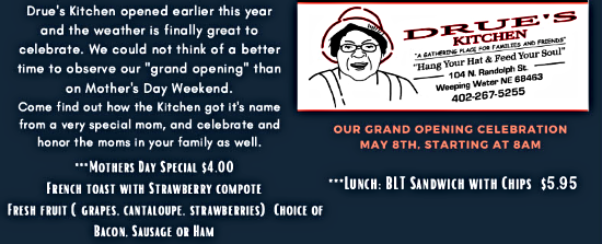 2021 05 05 WW DRUES KITCHEN Mothers DayGarage Sale grand opening