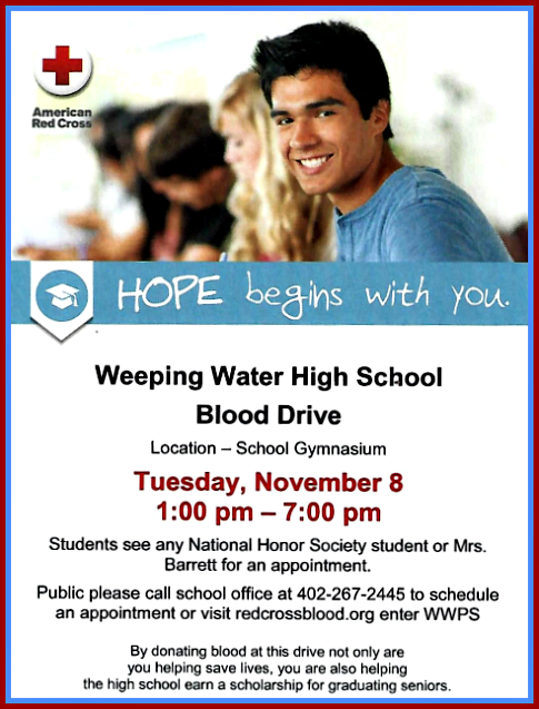 2016 11 02 WW HS blood drive