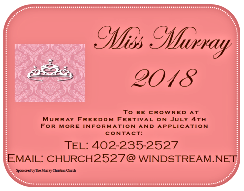 2018 05 16 MCC Miss Murray 2018 Flyer 1